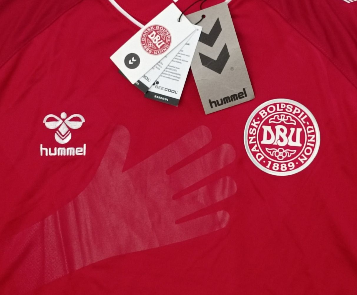 Hummel Denmark 2018/19 Jersey оригинална тениска XL Дания фланелка