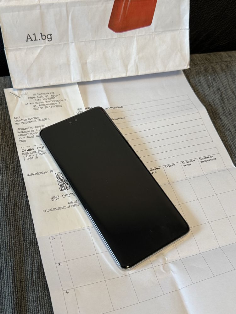 ***КАТО НОВ 512GB Honor 200 Pro 12GB Гаранция A1 2027г. White / Бял