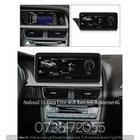 Navigatie Audi A4 A5 Q5 GPS Android 11 Internet 4G Bluetooth wi-fi