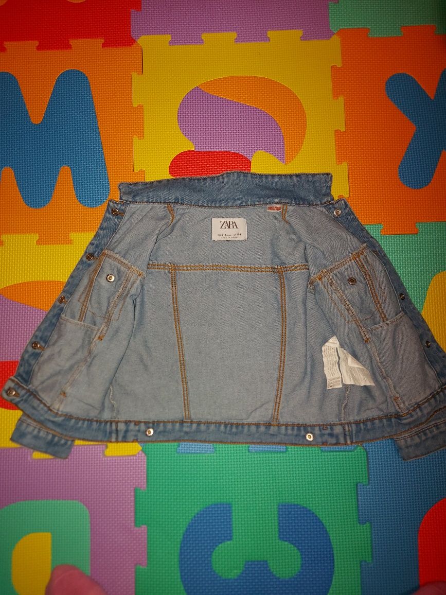 Geaca denim Zara fete mărimea 104