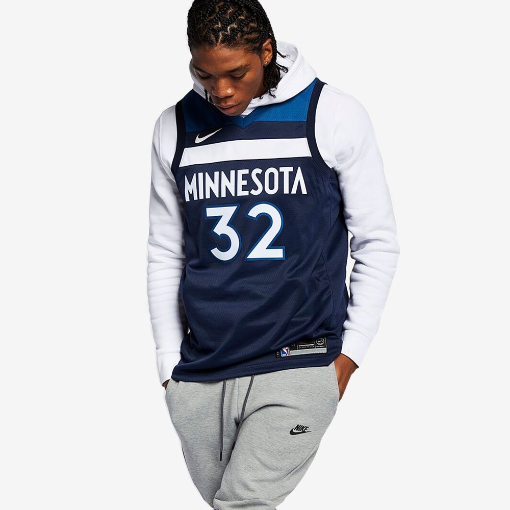 Nike NBA #32 Karl-Anthony Towns Minnesota Timberwolves Swingman Jersey