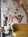 Flori gigant hartie si organza