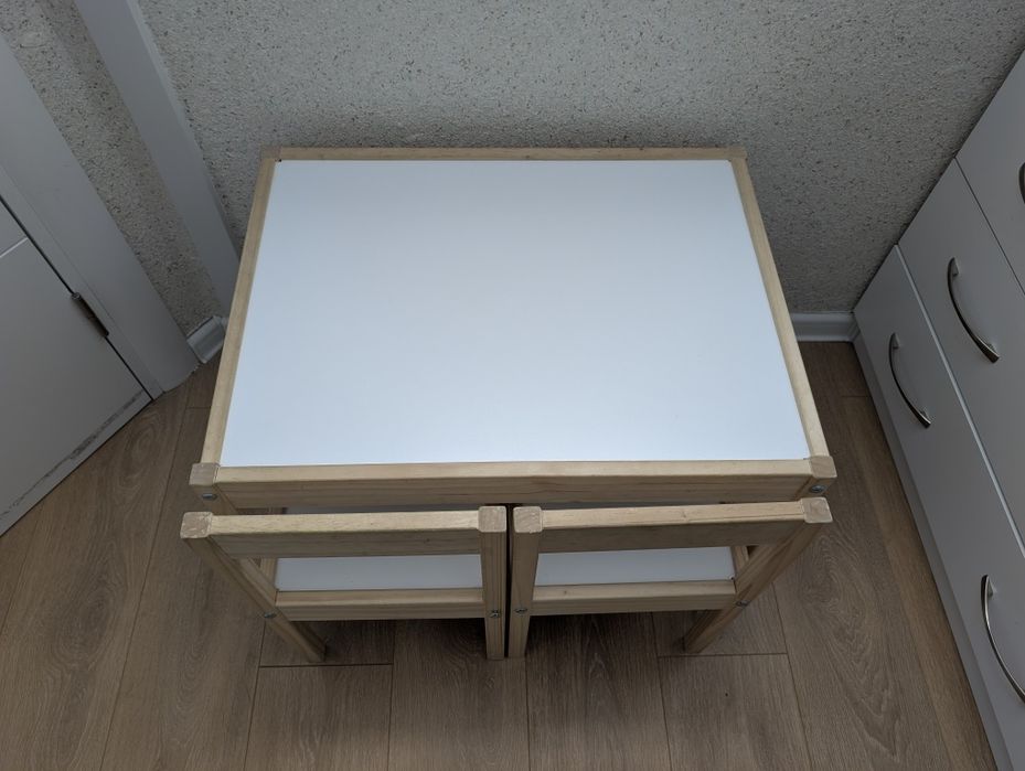 Детска маса с два стола LÄTT от IKEA