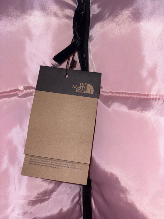 Geacă L The North Face roz rose trandafir fucsia negru neagră Nouă new