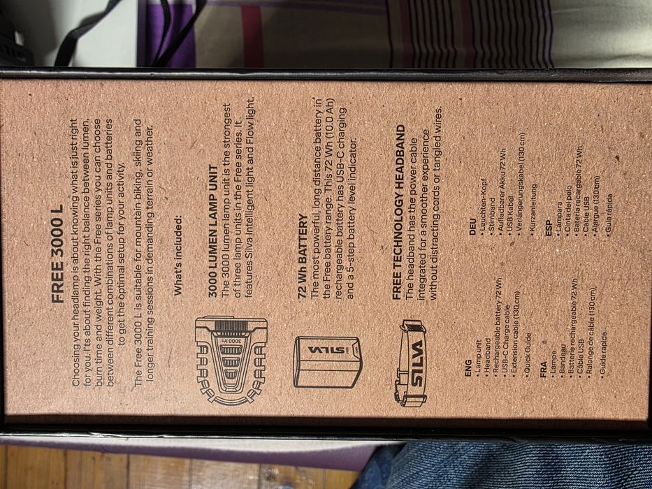 Lanterna frontala profesionala Silva Free 3000 L