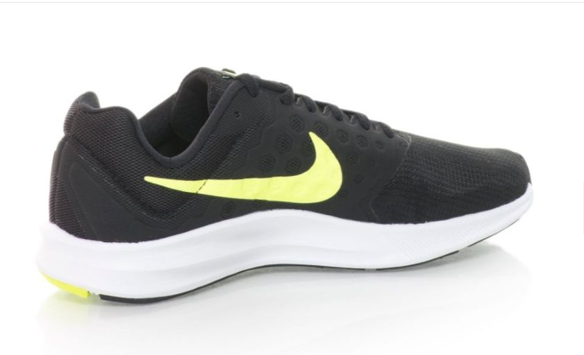 adidasi Nike Downshifter 7, Negru/Verde neon, 44.5 -> NOU, SIGILAT