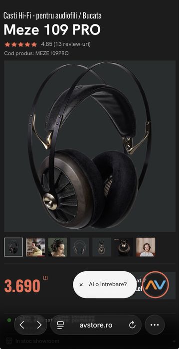 Meze 109 PRO Casti Hi-Fi - pentru audiofili + suport casti bonus