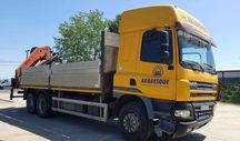 DAF CF 430, macara, automacara Palfinger PK 18500, an 2007