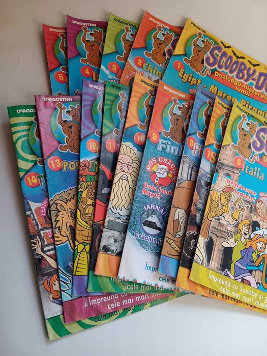 Benzi desenate Scooby doo, Dezleagă mistere lumii, numere 1-40