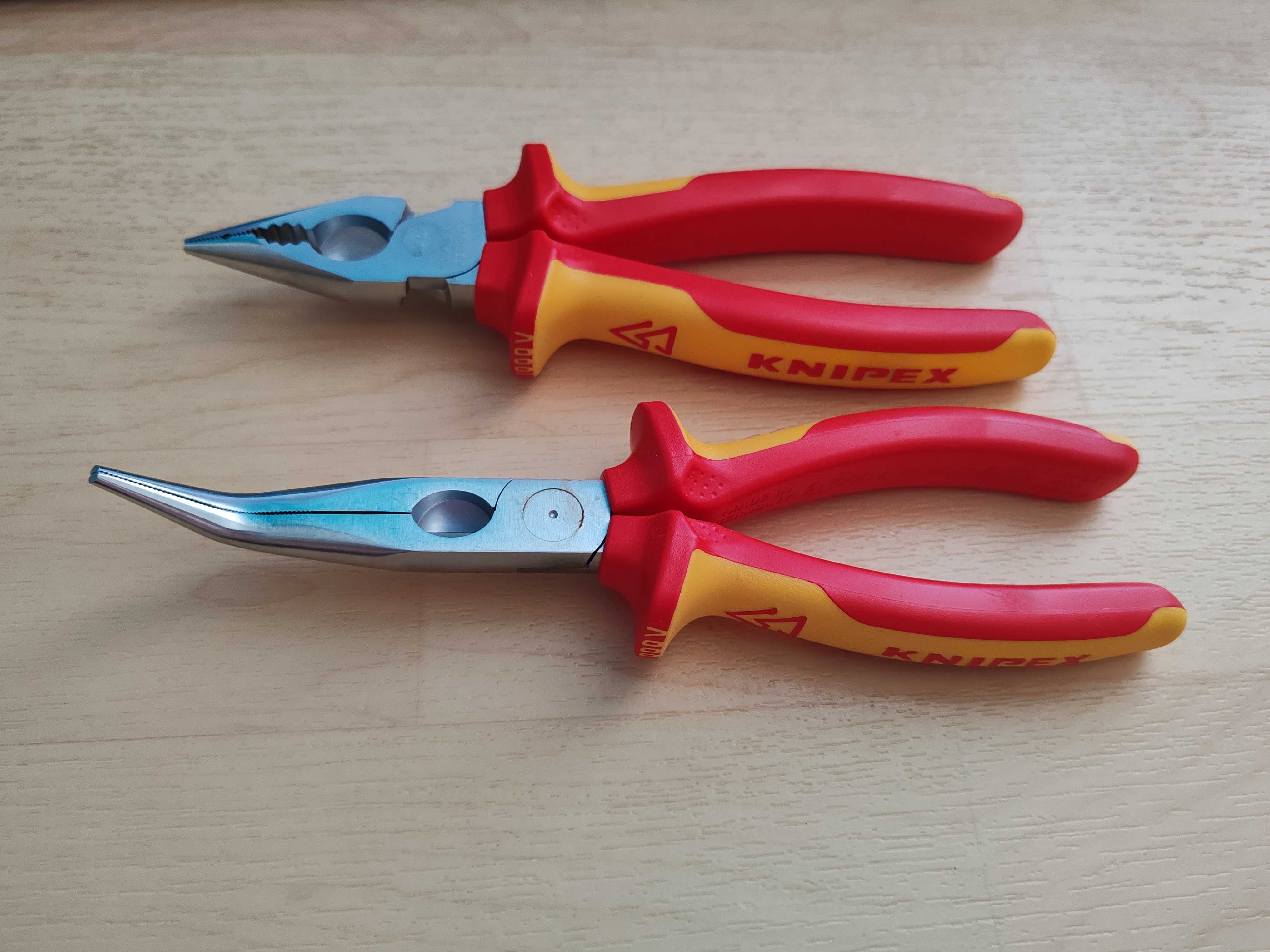 Нови Клещи Knipex комбинирани 1 бр.  и закривени челюсти 1 бр.