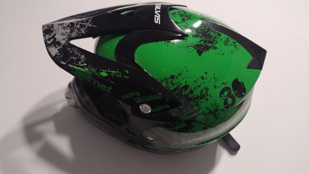 Casca Full Face MTB Silvis Green