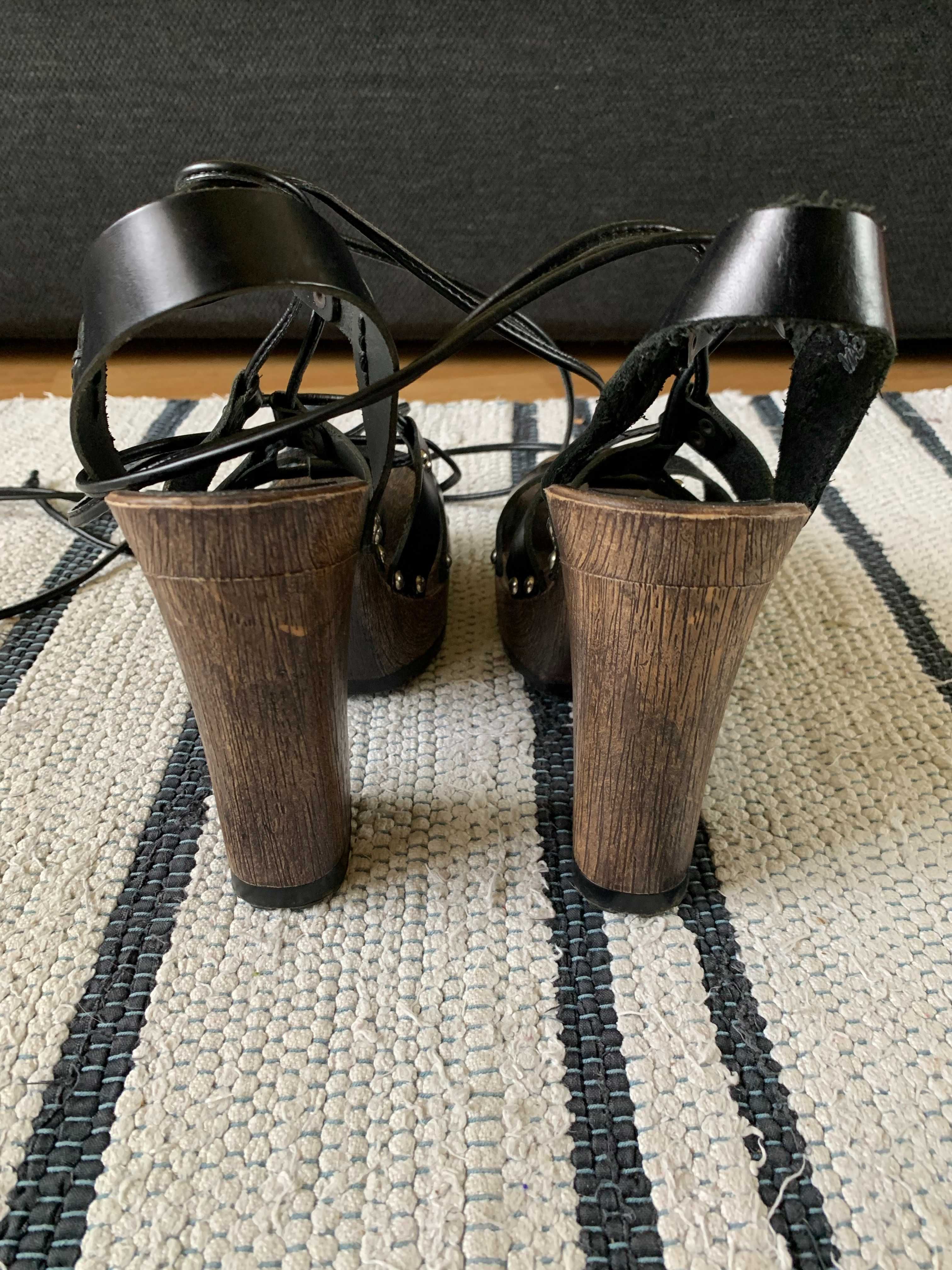Sandale cu platforma Asos piele 39