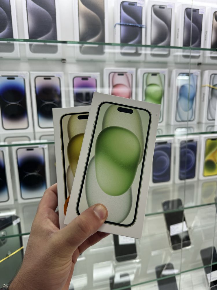 Iphone 15 sigilat green , Telefoane Beclean garantie