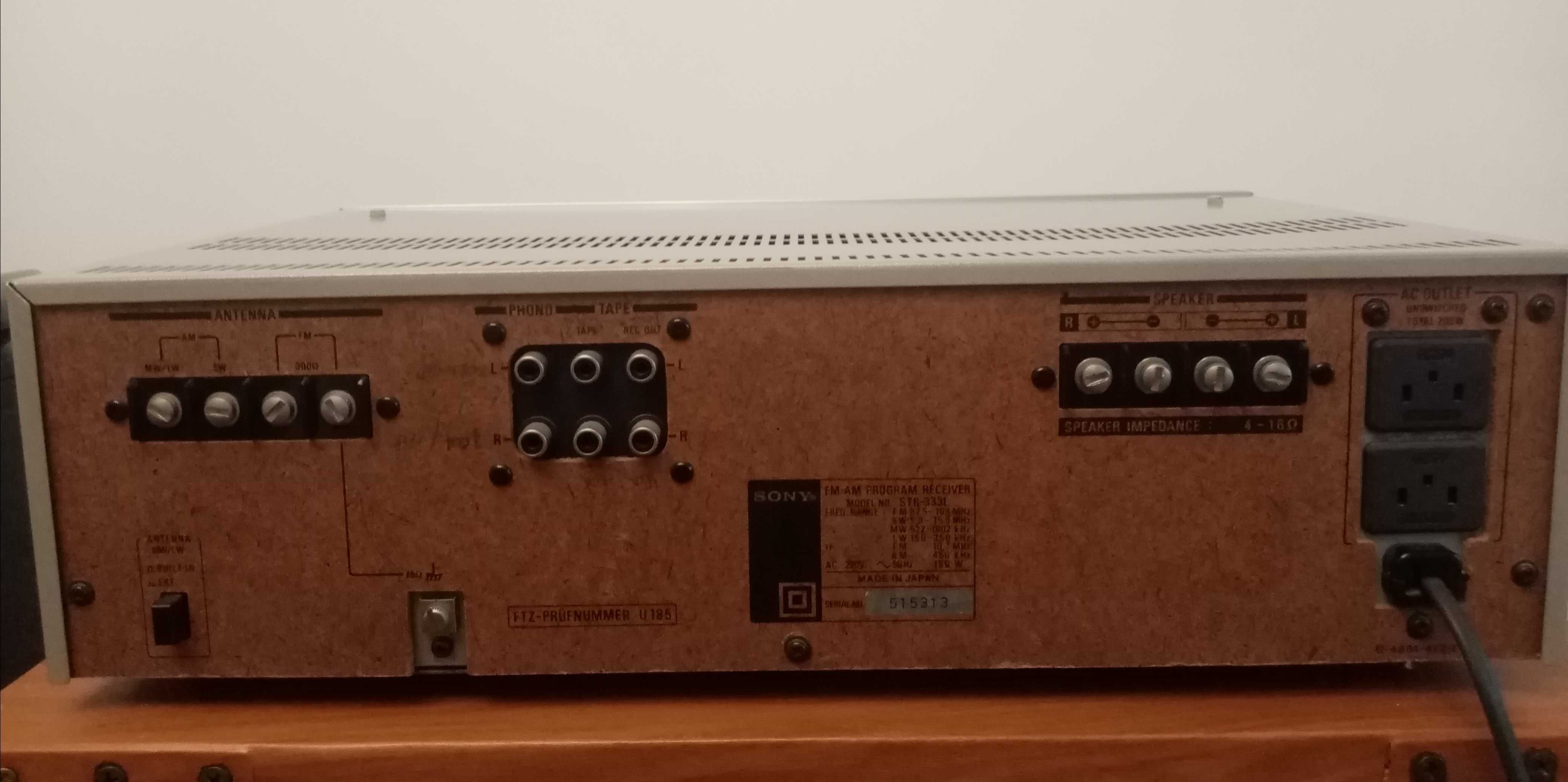 Program receiver Sony STR-333 L - aparat vintage rar