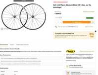set roti bicicleta road fixie single speed 700 Mavic Aksium Disc 28