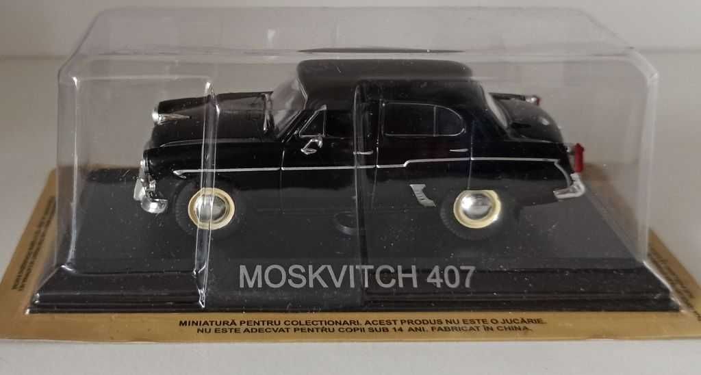 Macheta Moskvitch 407 - Masini de legenda DeAgostini 1/43