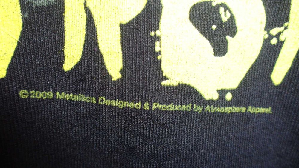 Tricou Metallica Sick And Destroy  Swedish Tour  2009 marimea XL