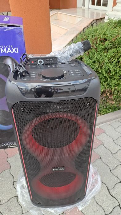 Boxa Activă Bluetooth, portabilă, foarte puternică 500w. cu autonomie