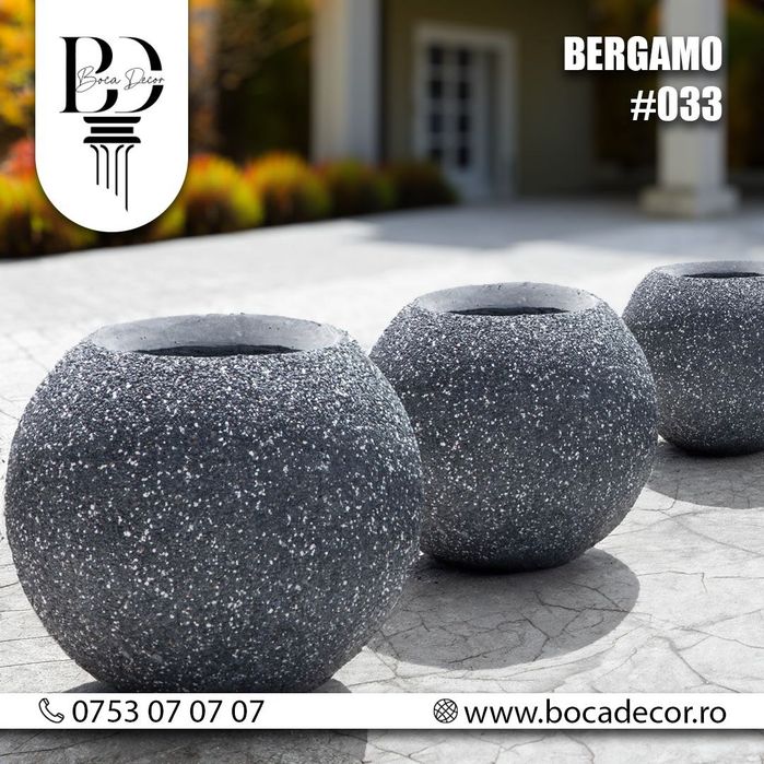 Ghivece din beton decorative, jardiniera din beton