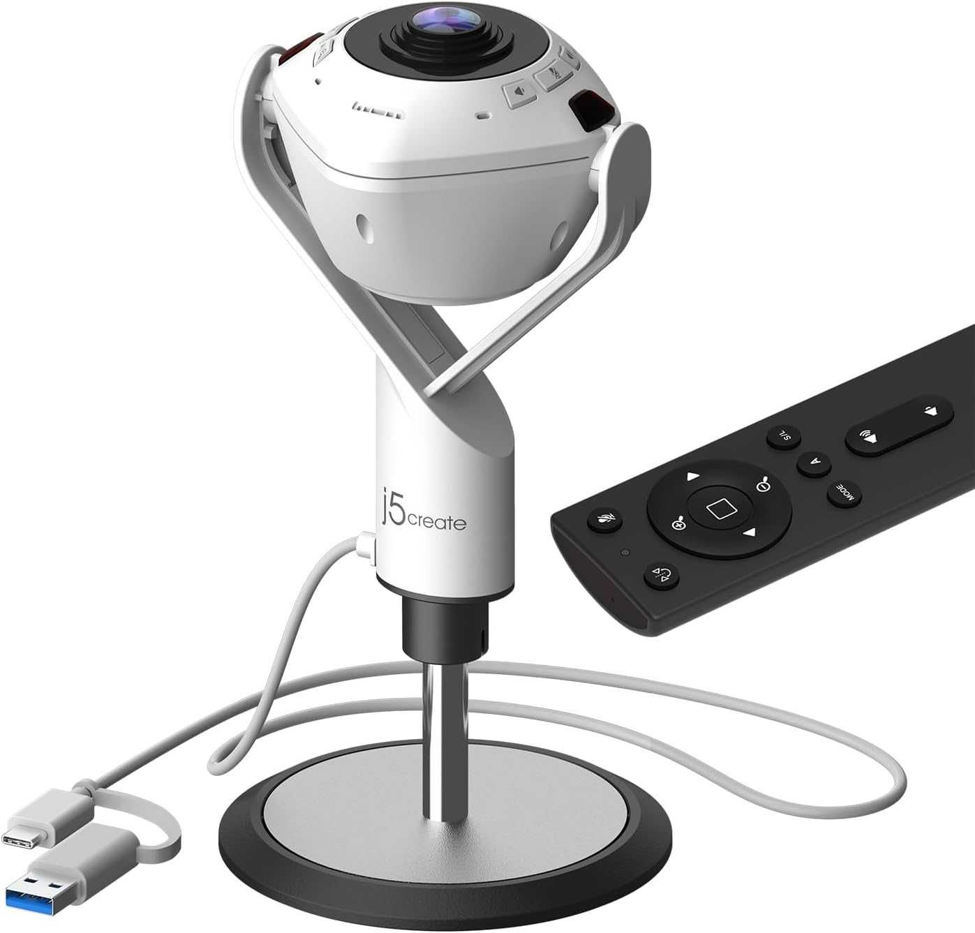 j5create JVU368-360 AI-контролирана уеб камера
