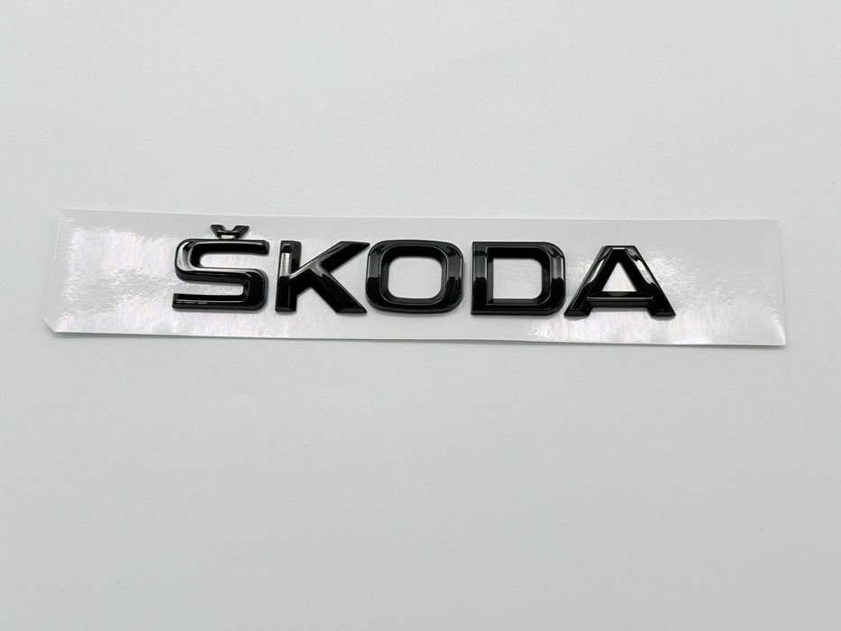 Emblema Compatibila SKODA Kodiaq/Superb/Octavia spate negru