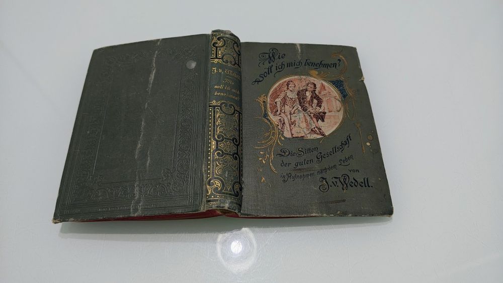 Carte veche "Wie soll ich mich benehmen?