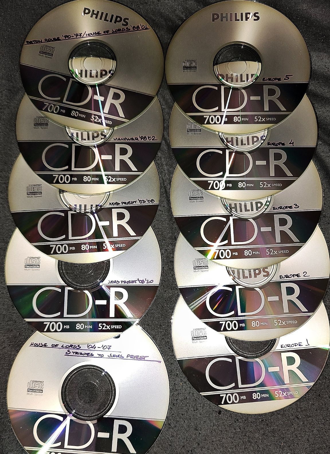 CD-R колекция с метъл групи !