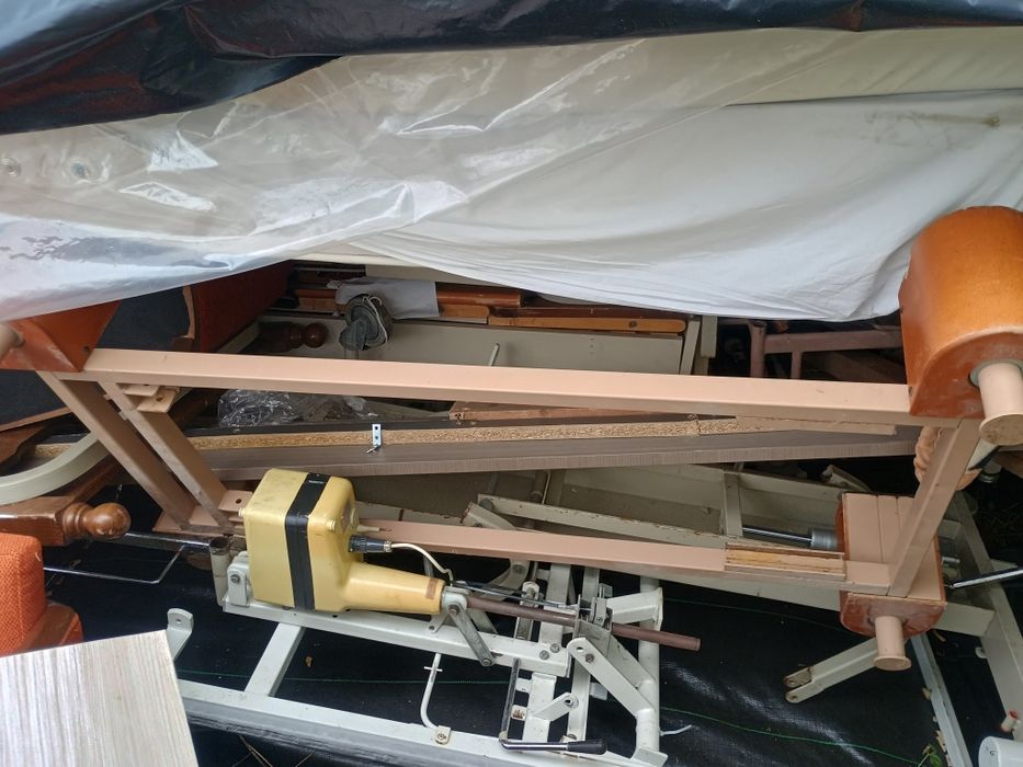 41 Pat electric spital telecomanda/Targa ambulanta spatar reglabil,rot