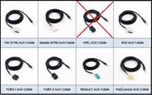 Audio aux in кабели за автомобили-Fiat,AlfaLancia,Renault,vw,ford,audi