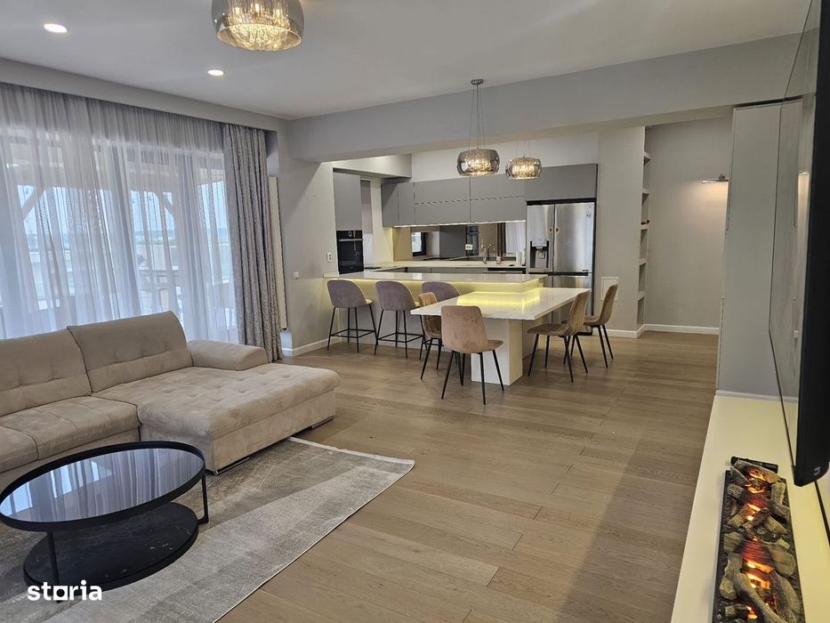 De închiriat – apartament 3 camere, 2 parcari,  Vita Bella, Pipera