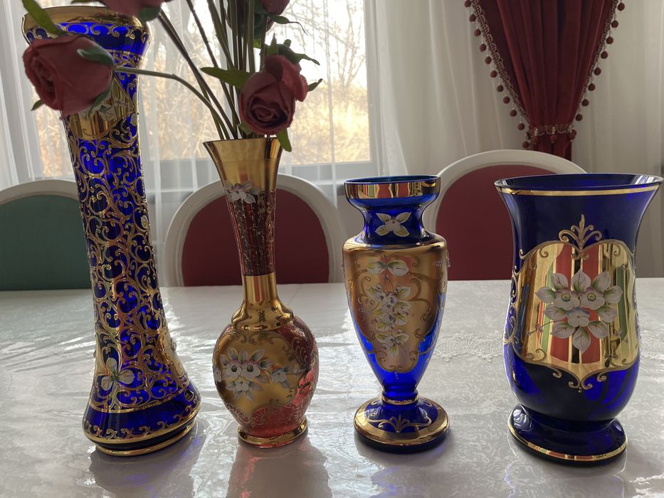 Вазы Богемия .новые