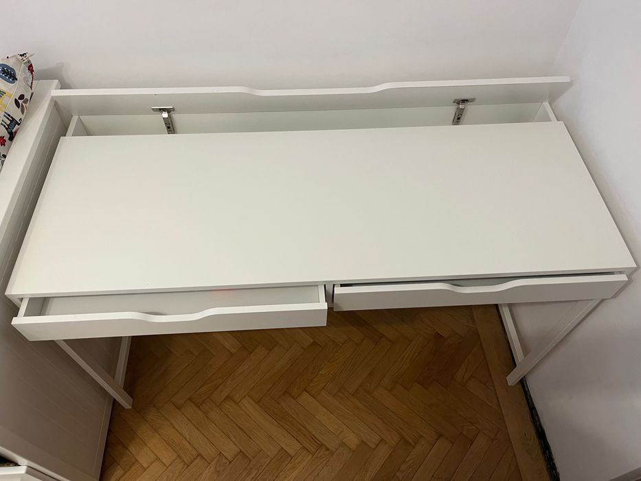 Birou Ikea Alex alb 132x58cm ca nou