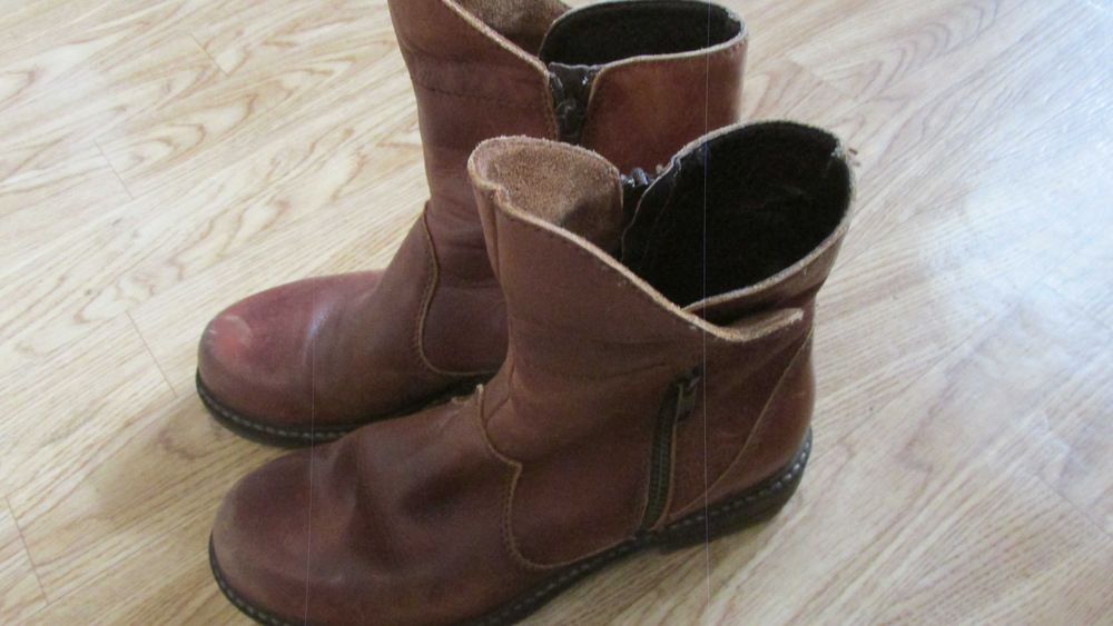 MANAS     Оригинални , Яки , Кожени  Ботуши  - Дамски   №   36