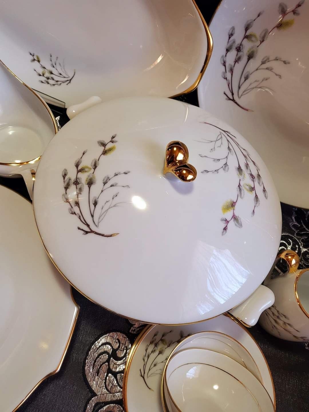 Френски сервиз за хранене и кафе Limoges