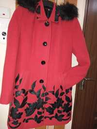 Palton dama rosu
