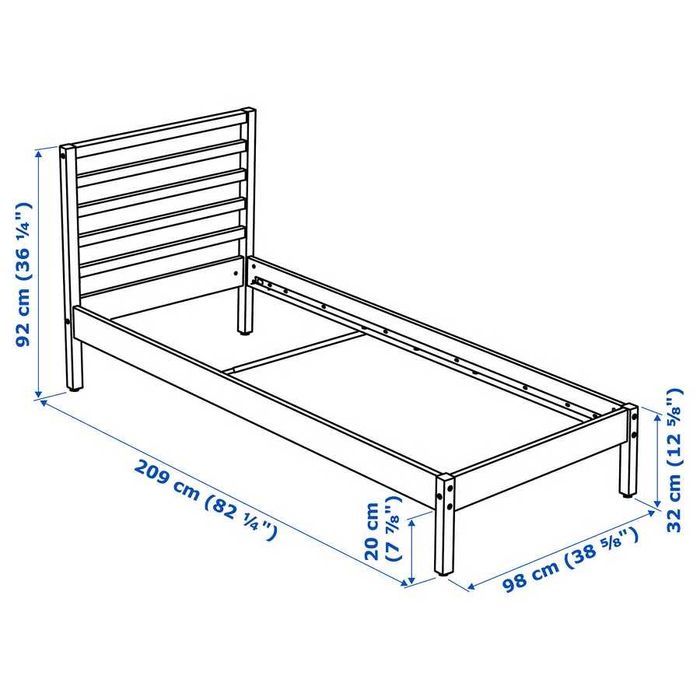 Vand pat de 1 persoana, Ikea Tarva
