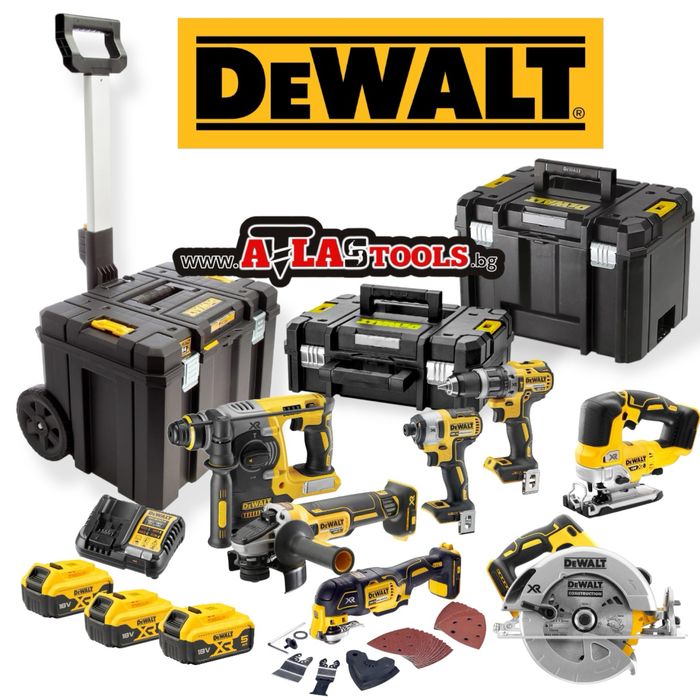 Комплект акумулаторни безчеткови машини DeWALT DCK755P3T 18V XR