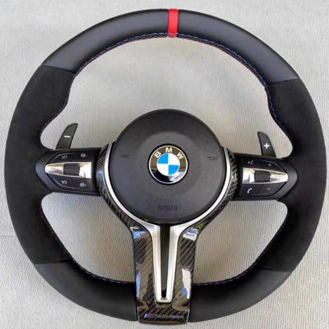 BMW M Performance спортен волан – F-Serie (2013–2018) черен алкантара