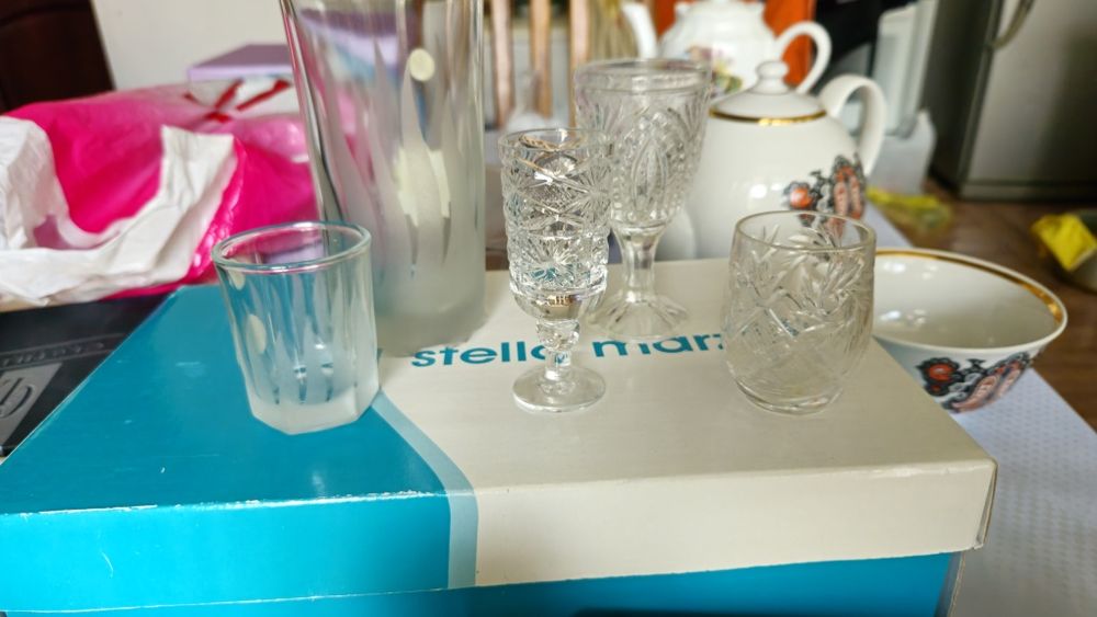 Разные бокалы, рюмки по 6шт