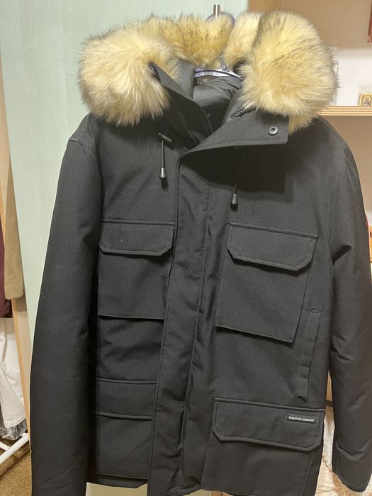 Зимняя куртка, парка, цвет черный