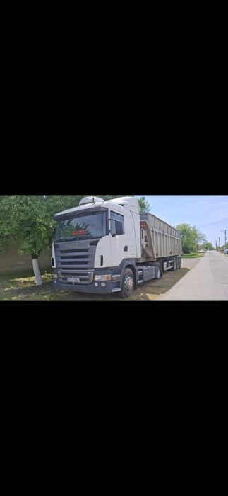 Scania 420 R + semiremirca Benalu