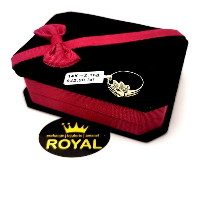 Bijuteria Royal inel din aur 14k 2.16 gr