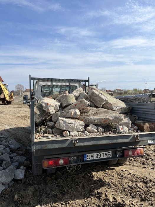 Transport balast, nisip, piatra, pietris, sorturi, moloz