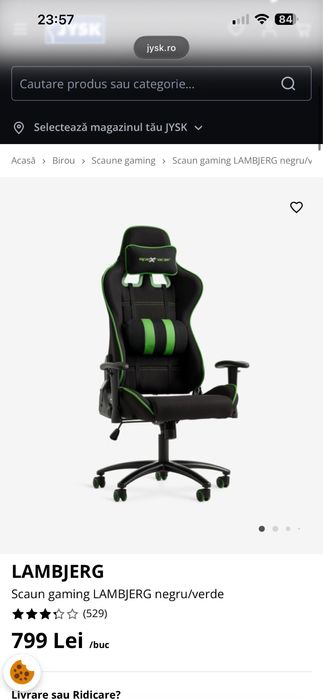 Scaun Gaming LAMBJERG Jysk