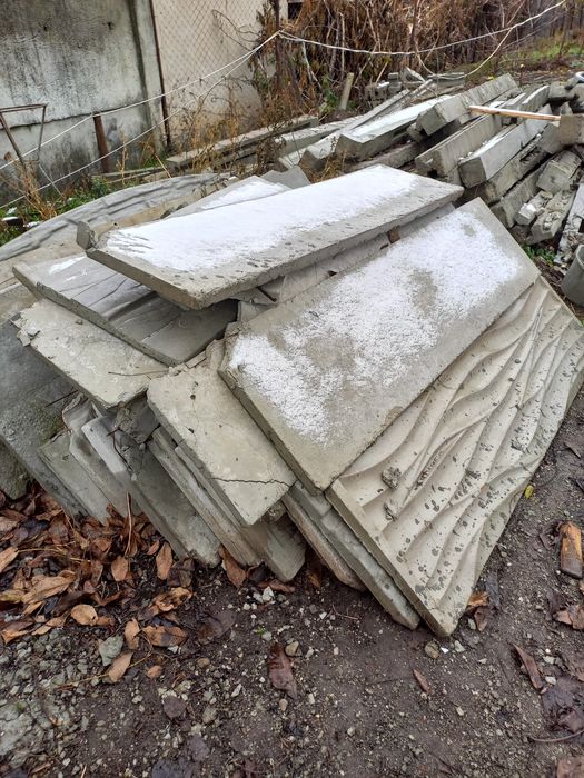 Placi beton fisurate