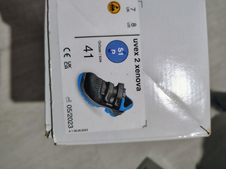 Sandale de protectie Uvex 2 Xenova 95532, cu bombeu compozit, S1 41