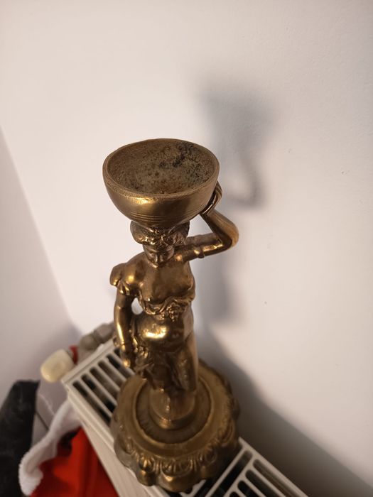 Statueta Veche Masiva Bronz/Alama Nud