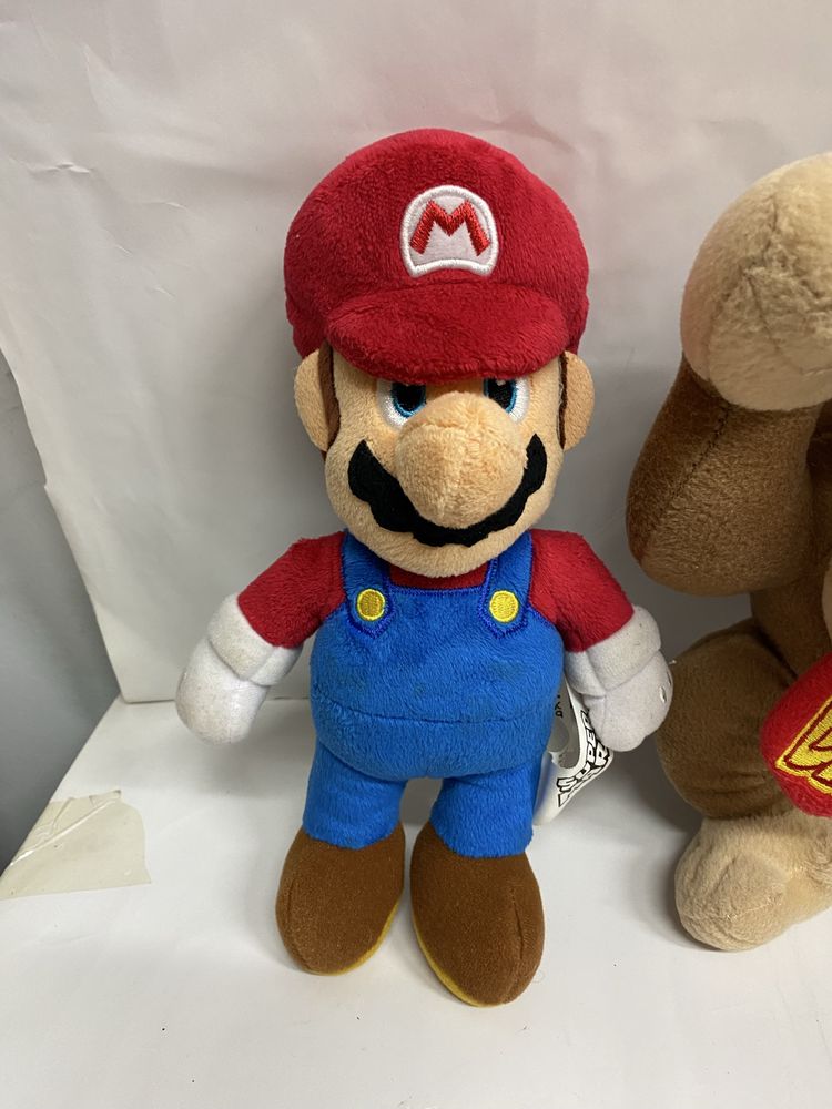 SUPER MARIO lot 3 jucării din pluș SUPER MARIO LUIGI maimuta 23-35 cm
