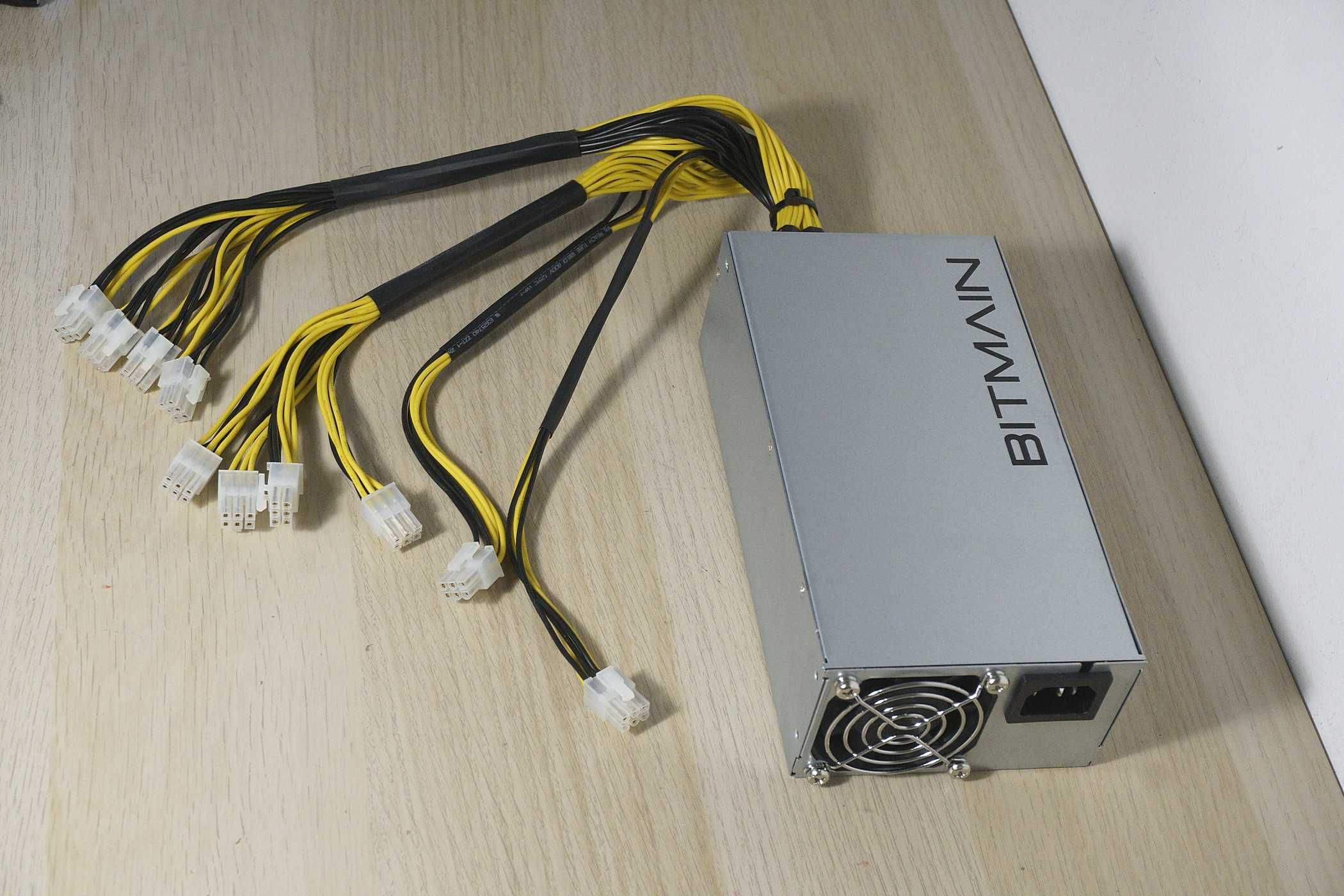 НОВО захранване Bitmain 1800W / 150A / 10x 6pin PCIe (вкл ДДС)