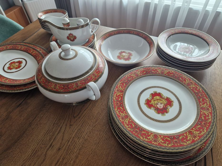 Set porțelan lux Baroque Gold – stil Versace – 6 persoane – nou!